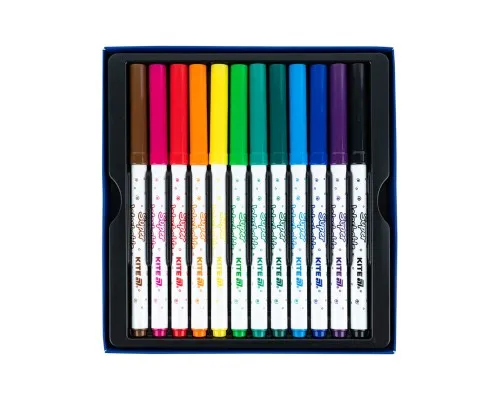 Фломастери Kite Creative Superwashable 12 кольорів (K-1152)