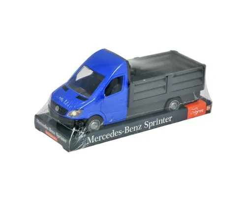 Спецтехніка Tigres Mercedes-Benz Sprinter бортовий (синій) на планшетці (39666)