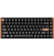 Клавіатура Keychron K2HE Gateron Double-Rail Magnetic Nebula Hot-swap QMK Wireless/Bluetooth/USB-А UA Wood/Black (K2H-F1-UA)