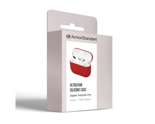 Чохол для навушників Armorstandart Ultrathin Silicone Case для Apple AirPods Pro Pale Mauve (ARM55954)