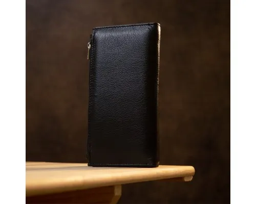 Гаманець ST Leather Шкіряний Чорний (19378)