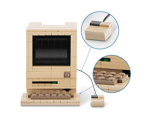 Конструктор Max в капсулі Retro S1 – Комп’ютер Макінтош (83185AGQ8)