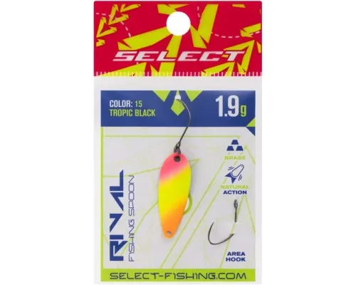 Блешня Select Rival 1.9g 30mm 15 Tropic Black (1870.79.94)