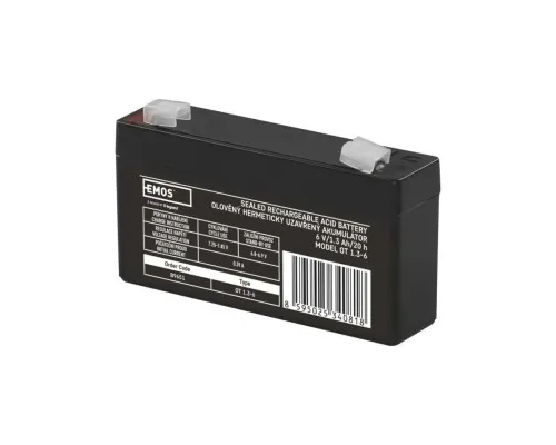 Батарея до ДБЖ EMOS B9651 AGM 6V 1.3Ah fast 4,7mm (B9651)