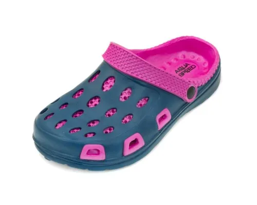 Сабо-крокси Aqua Speed Silvi 508-49 синій, рожевий 24 (5908217669155)