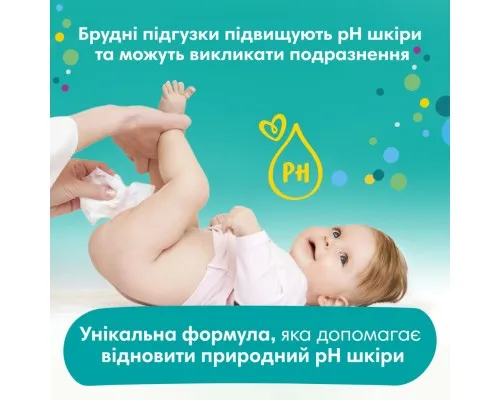 Дитячі вологі серветки Pampers Fresh Clean 15 пачок х 80 шт (1200 шт) (8001841078496)