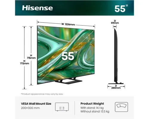 Телевізор Hisense 55E8S