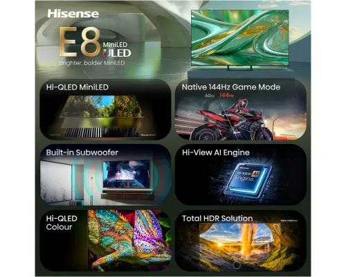 Телевізор Hisense 55E8S