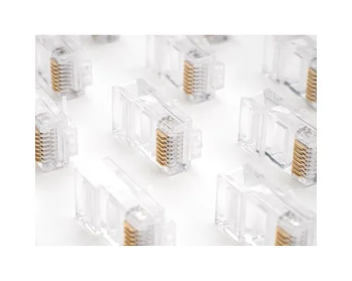 Конектор Vinga RJ-45 UTP 100 шт. (VCPCON8P8CUTP)