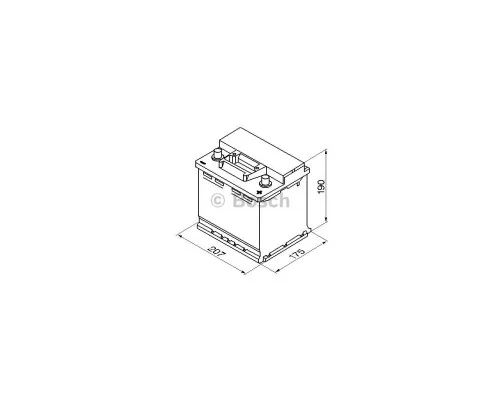 Акумулятор автомобільний Bosch 45А (0 092 S30 020)