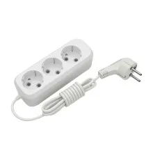 Мережевий подовжувач Electrum C-ES-1811 3.0m, 3 роз, white (C-ES-1811)