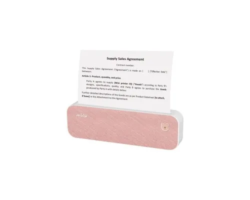 Принтер чеків UKRMARK A40PK А4, Bluetooth, USB, рожевий (900798)