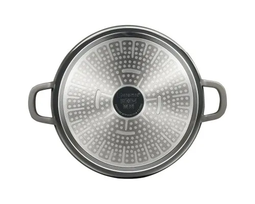 Каструля Bergner Excalibur з кришкою Сіра 5.8 л (BG-36102-GY)