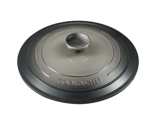 Каструля Bergner Excalibur з кришкою Сіра 5.8 л (BG-36102-GY)