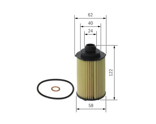 Фільтр масляний Bosch F026407348