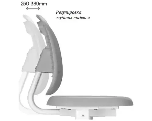 Парта зі стільцем FunDesk Piccolino III Pink-w