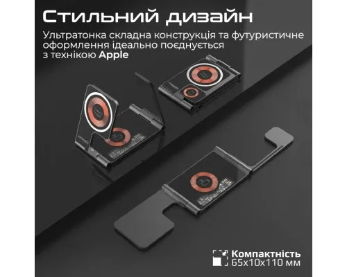Зарядний пристрій Promate aurafold-trio