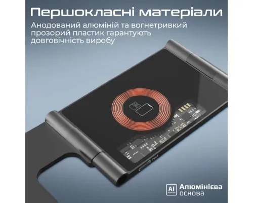 Зарядний пристрій Promate aurafold-trio