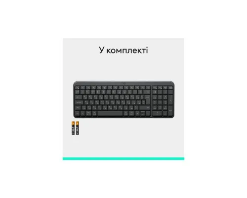 Клавіатура Logitech K250 Bluetooth UA Graphite (920-013822)