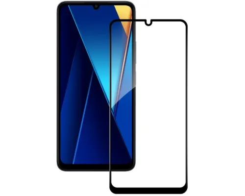 Скло захисне ACCLAB Full Glue Xiaomi Poco C65 Black (1283126583636)