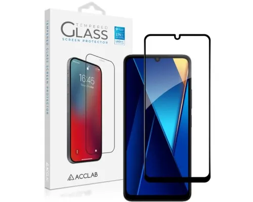 Скло захисне ACCLAB Full Glue Xiaomi Poco C65 Black (1283126583636)