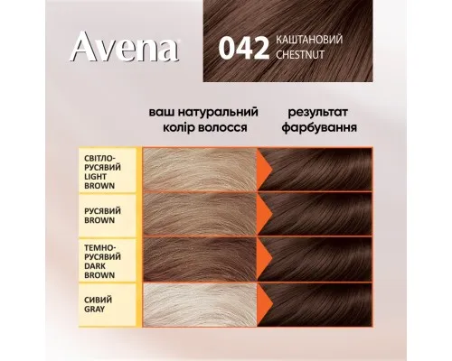 Фарба для волосся Acme Color Avena Shine Color Стійка 042 - Каштановий (4823115502568)