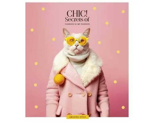 Зошит Школярик Fashion chiс 60 аркушів клітинка (060-3458K)