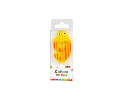 Свічка Maxi "9" 4,5 см, на торт (MX622053-9)