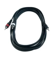 Інсертний кабель RockCable Patch Cable - 2 x RCA to TRS MiniJack (1.5m) (RCL 20902 D4)