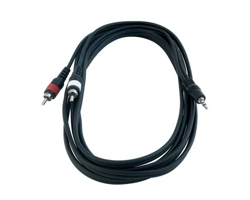Інсертний кабель RockCable Patch Cable - 2 x RCA to TRS MiniJack (1.5m) (RCL 20902 D4)