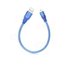 Дата кабель USB 2.0 AM to Mini 5P 0.3m blue Ritar (YT-C/AM-0.3MnBl/10336)