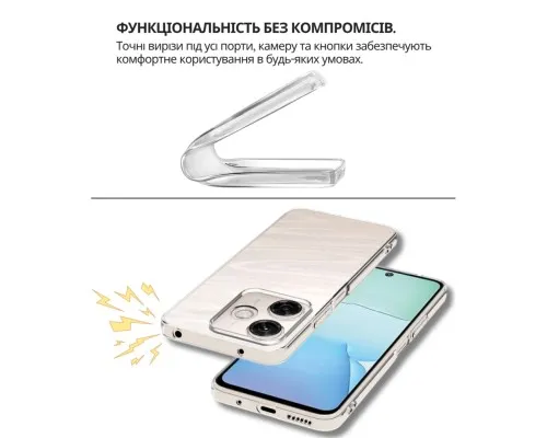 Чохол до мобільного телефона BeCover Silicone Xiaomi Redmi 13x Transparent (714686)