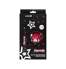 Бейдж Kite набір на липучці та підвіска Aggretsuko (AR25-3010-2)