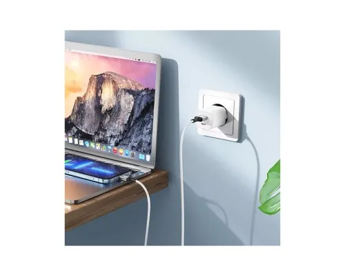 Дата кабель USB 2.0 AM to Lightning silicone BX83 white BOROFONE (6974443386363)