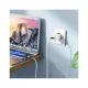 Дата кабель USB 2.0 AM to Lightning silicone BX83 white BOROFONE (6974443386363)