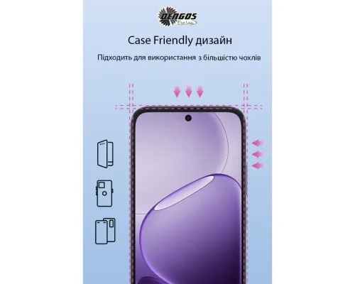 Скло захисне Dengos OPPO A6x 4G / A6k 4G / A6 4G Black 2 pcs (DG-TG2P-95)