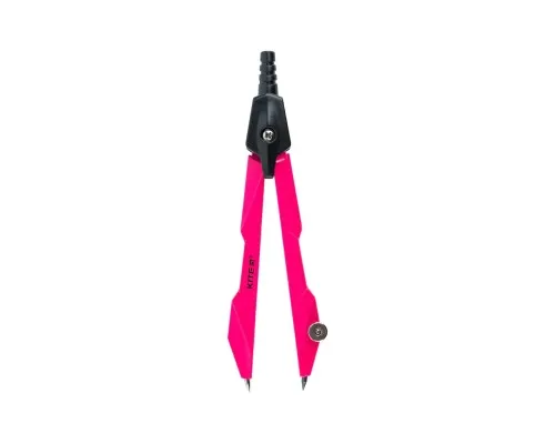 Циркуль Kite металевий+грифель у футлярі, Techno, рожевий, 120 мм (K24-414-10)