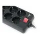 Мережевий фільтр живлення REAL-EL REAL-EL RS-8 PROTECT, 1.8m, black (EL122300021)
