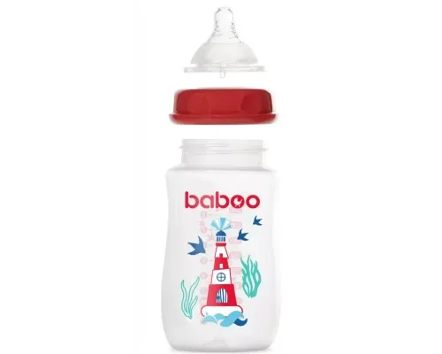 Пляшечка для годування Baboo Морський маяк 250 мл (3-116)