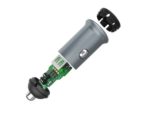 Зарядний пристрій ColorWay 2USB Quick Charge 3.0 (36W) Gray (CW-CHA036Q-GR)