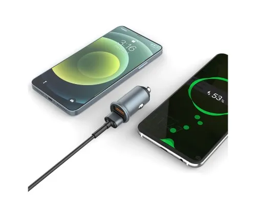 Зарядний пристрій ColorWay 2USB Quick Charge 3.0 (36W) Gray (CW-CHA036Q-GR)