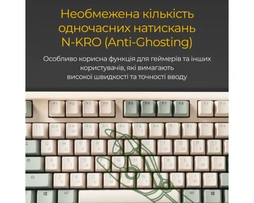 Клавіатура Ducky One 3 Cherry MX Brown UA USB Cream (DKON2108-BUAPXМAEGGC1)