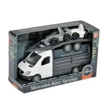 Спецтехніка Tigres Mercedes-Benz Sprinter бортовий з лафетом (білий) (39670)