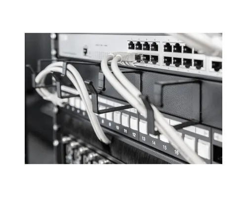 Кабельний організатор 19" 1U щіточний Digitus (DN-97661)