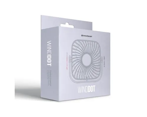 USB вентилятор Armorstandart WindDot AF1 USB-A White (ARM85146)