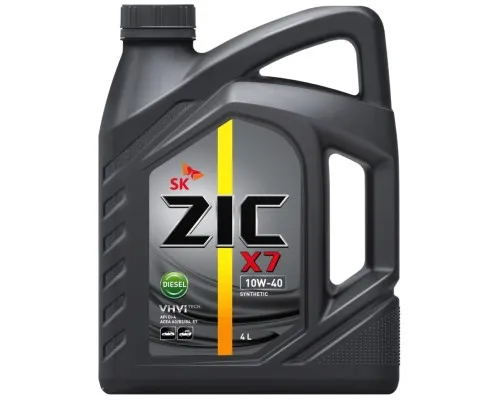 Моторна олива ZIC 10W-40 X7 DIESEL 4л (162654)