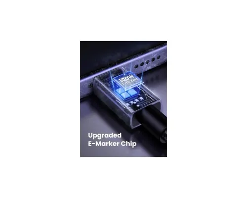 Дата кабель USB-C to USB-C 3.0m 100W L512 gray Ugreen (45065)