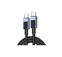 Дата кабель USB-C to USB-C 3.0m 100W L512 gray Ugreen (45065)
