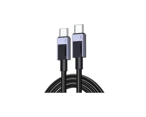 Дата кабель USB-C to USB-C 3.0m 100W L512 gray Ugreen (45065)