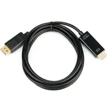 Кабель мультимедійний DisplayPort M to HDMI M 3.0m 8K/4K black Atcom (30100)